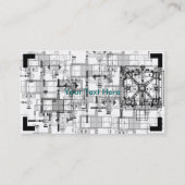 Blauwdruk Visitekaartje (Achterkant)