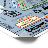 BLAUWDRUK VOOR GEBED VAN 8,5 X 11 INCH POSTER (Hoek)