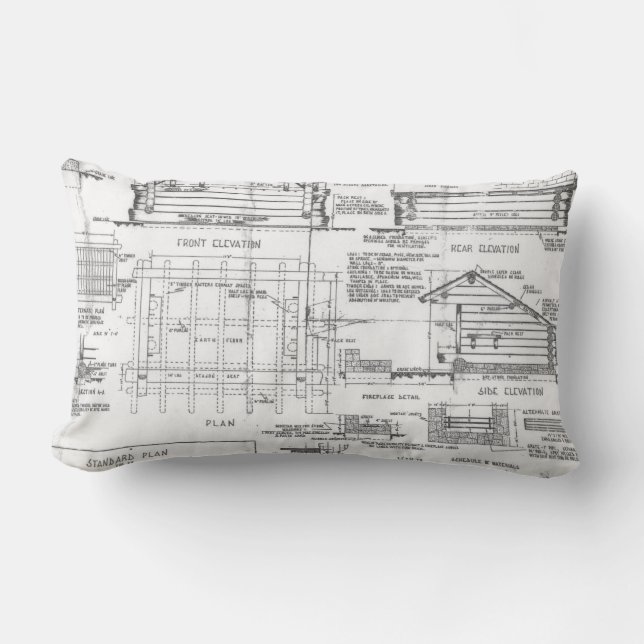 Blauwdruk voor lood naar kussen (Voorkant)