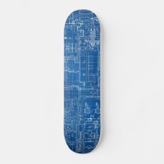 Blauwdrukken Skateboard