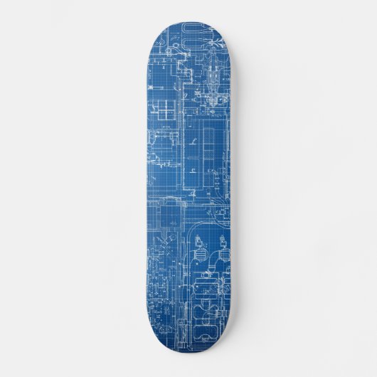Blauwdrukken Skateboard (Voorkant)