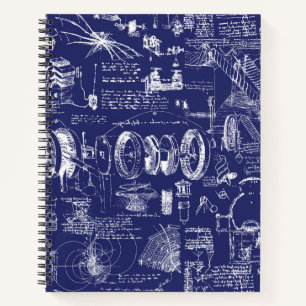 Blauwdrukken van Da Vinci // Notitieboek