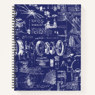 Blauwdrukken van Da Vinci // Notitieboek