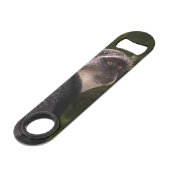 Blauwe aap, Zanzibar Speed Flessenopener (Voorkant Gekanteld)