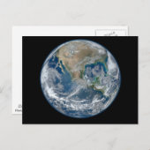 Blauwe Aarde Briefkaart (Voorkant / Achterkant)