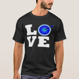 Blauwe aartsliefde voor jagers jager sportmannen t-shirt
