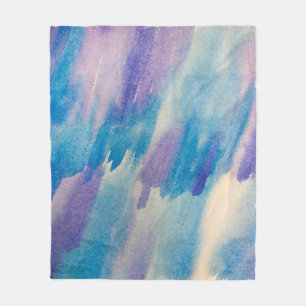 Blauwe abstracte achtergrond abstract, aqua, kunst fleece deken