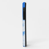 Blauwe Abstracte Case-Mate iPhone Case (Achterkant/links)