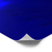 Blauwe Abstracte digitale kunst Posters (Hoek)