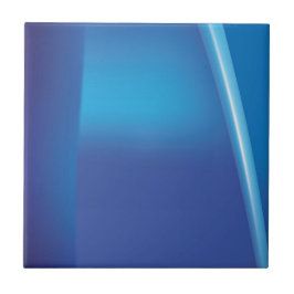 Blauwe Abstracte keramische Tegel Tegeltje