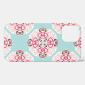 Blauwe abstracte tegels: schattig . Case-Mate iPhone case (Achterkant (horizontaal))