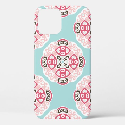Blauwe abstracte tegels: schattig . Case-Mate iPhone case (Achterkant)