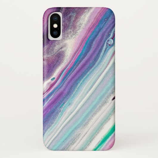 blauwe abstracte telefoonbehuizing voor frambozen Case-Mate iPhone case (Achterkant)