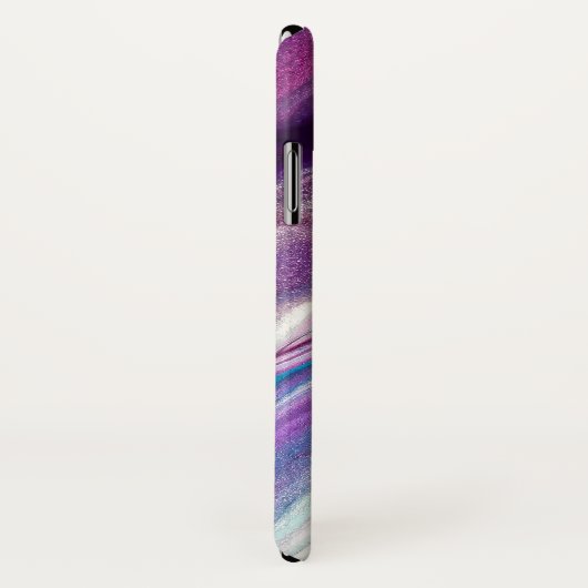 blauwe abstracte telefoonbehuizing voor frambozen Case-Mate iPhone case (Achterkant / rechts)