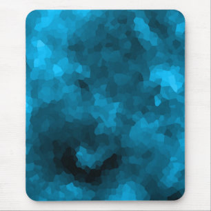 Blauwe abstracte veelhoekige achtergrond muismat