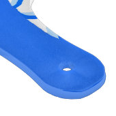 Blauwe Abstracte visschalen Patroon snijplank (Hoek)