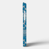 Blauwe achtergrond Case-Mate iPhone case (Achterkant / Links)