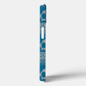 Blauwe achtergrond Case-Mate iPhone case (Achterkant / Rechts)