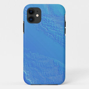 Blauwe achtergrond iPhone 11 hoesje