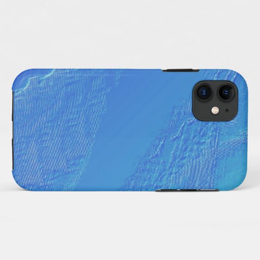 Blauwe achtergrond Case-Mate iPhone case (Achterkant (horizontaal))