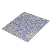 Blauwe achtergrond tegeltje (Zijkant)