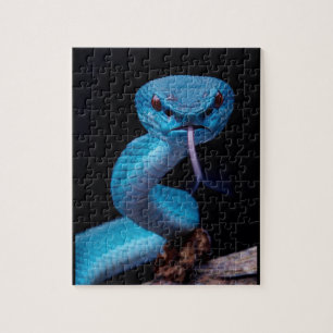 Blauwe adder slang 110 stuk Puzzel