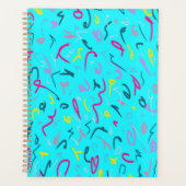 Blauwe afdrukken met 90-inch virussen planner (Voorkant)