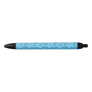 Blauwe afkortingen Pen van de apotheker