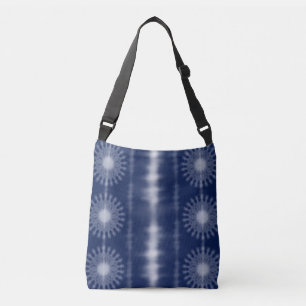 Blauwe Afrikaanse Tie Dye Design Tote Tas