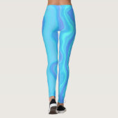 Blauwe Agaat Lagen Leggings (Achterkant)
