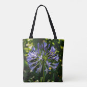 Blauwe Agapanthus bloemen Draagtas (Achterkant)