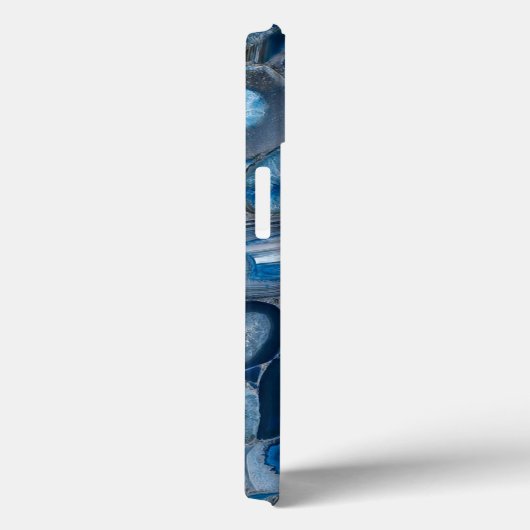 Blauwe Agate Geode Slices Case-Mate iPhone Case (Achterkant / Rechts)