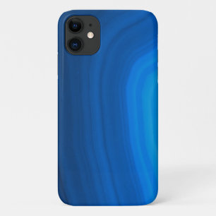 Blauwe Agate Stone iPhone 11 Hoesje