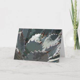 Blauwe agave-kaart kaart