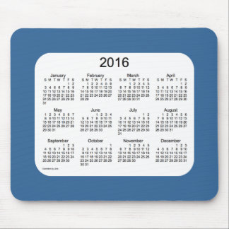 Blauwe agenda 2016 van Janz Mousepad Muismat
