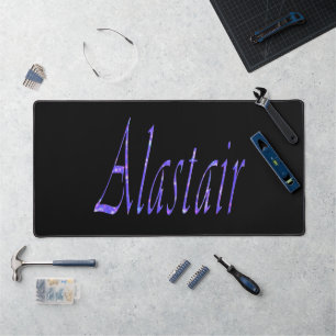 Blauwe Alastair naam, bureaumat