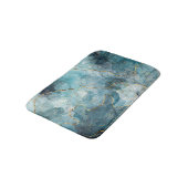 Blauwe alcoholinkt badmat (Gekanteld)