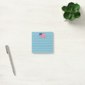 Blauwe Amerikaanse vlag Post Het Noteert Gift Post-it® Notes (Kantoor)