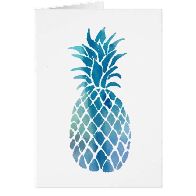 blauwe ananas (Voorkant)