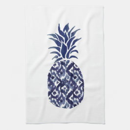 Blauwe ananas keukenhanddoek