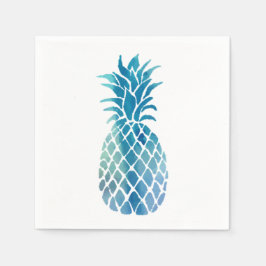 blauwe ananas servetten