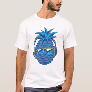 Blauwe ananas t-shirt