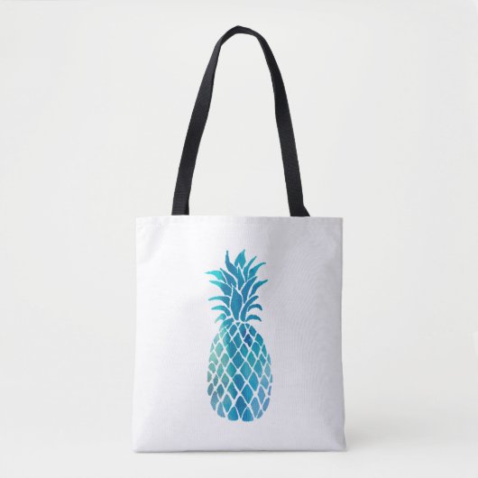blauwe ananas tote bag (Voorkant)