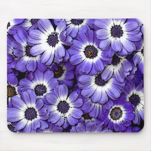 Blauwe Anemones Muismat (Voorkant)