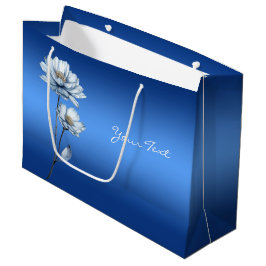 Blauwe Aquarel Bloemen Cadeautas