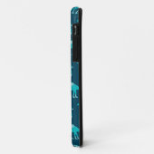 Blauwe arabische india kamelenpatroon Case-Mate iPhone case (Achterkant/links)