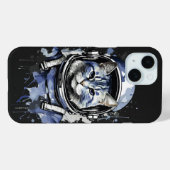 Blauwe Astronaut Kat Splash Ontwerp Case-Mate iPhone Case (Achterkant (horizontaal))