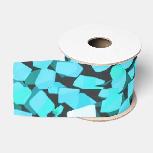 Blauwe Avalanche Grosgrain Lint (Spoel)