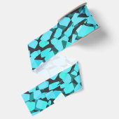 Blauwe Avalanche Grosgrain Lint (Achterkant)