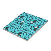 Blauwe Avalanche Tegeltje (Zijkant)